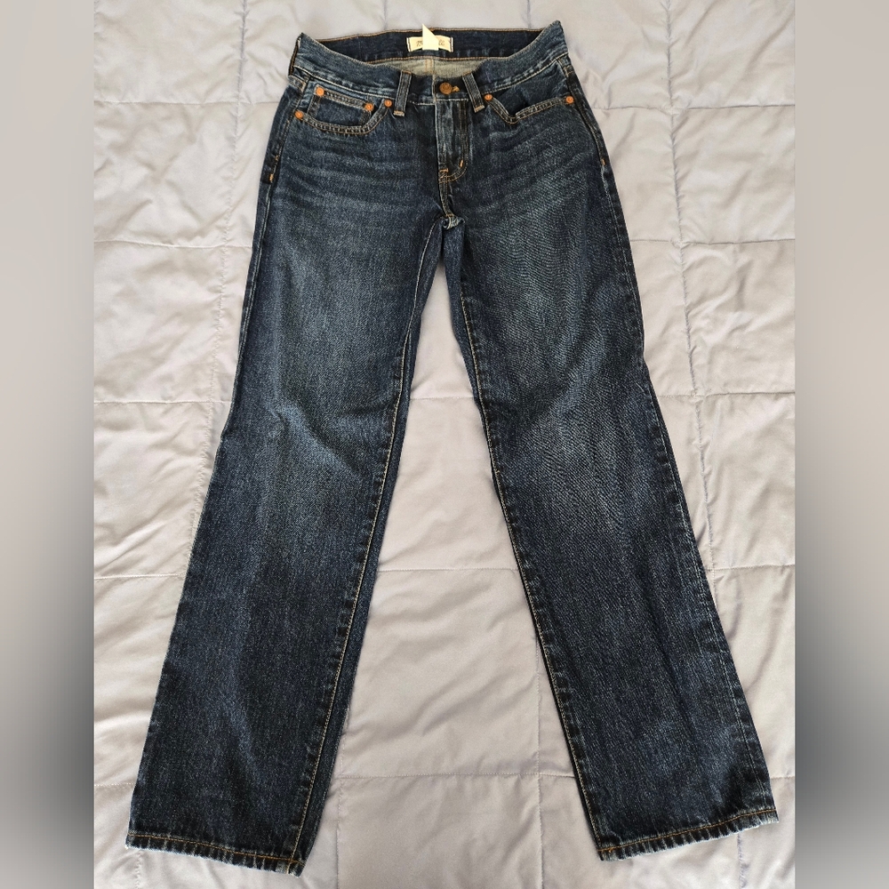 Madewell Low Rise Perfect Vintage Straight Jean Size 25 Never Worn